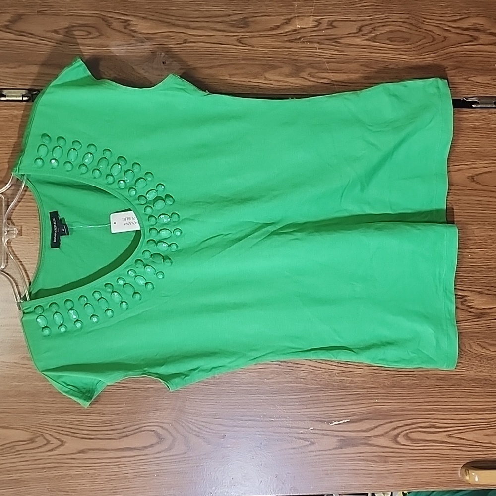 Womens green blouse